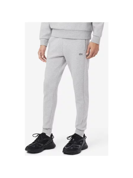 Spodnie Lacoste Fitted jasnoszare XS szare