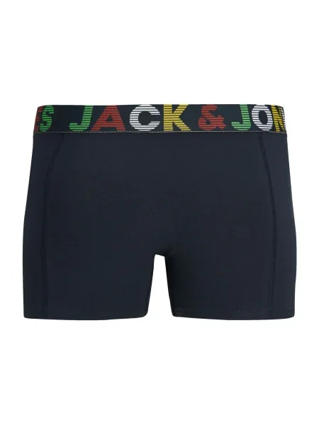 JACK & JONES Boksarice JWHEthan mornarska / pegasto siva črna