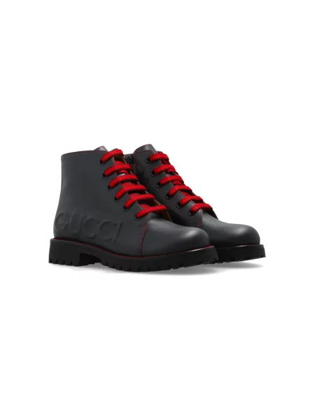 Botki dziecięce Gucci niebieskie