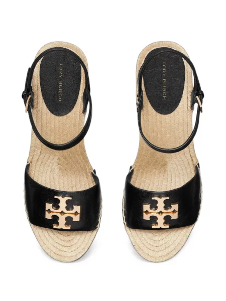 Espadrile Tory Burch cu pană negru