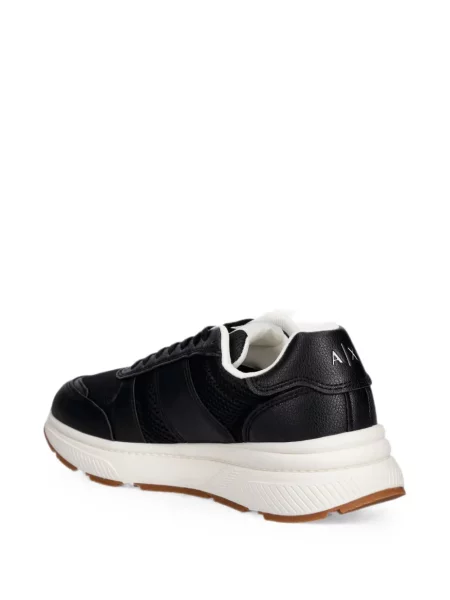 Sneakerși Armani Exchange cu imagine negru
