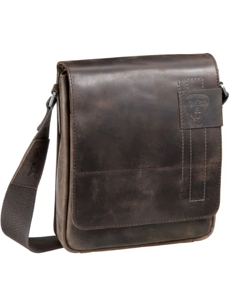 STRELLSON Taška přes rameno Richmond Jeremy tmavě hnědá