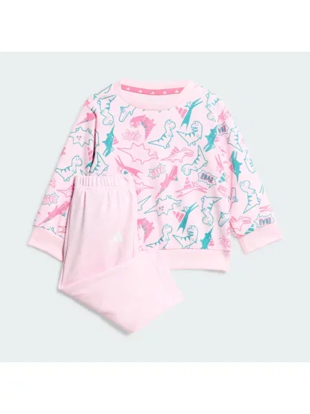 Komplet dresowy dziecięcy Adidas różowy