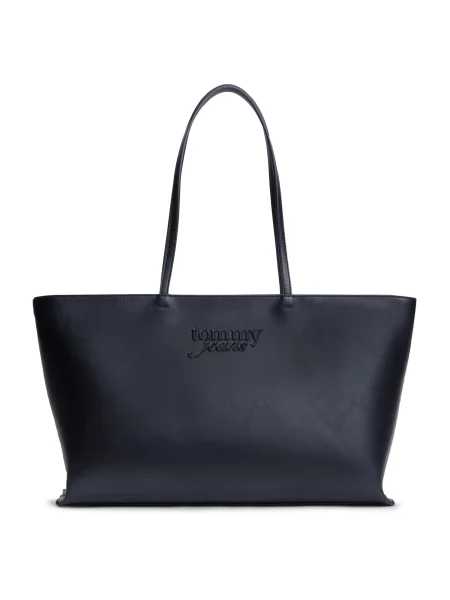 Rucsac Tommy Jeans din piele negru