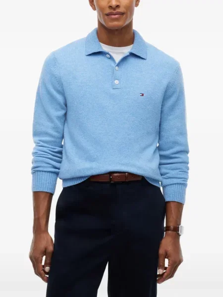 Polo Tommy Hilfiger με κέντημα μπλε