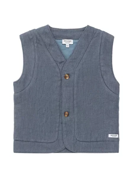 Donsje Дитяча лляна жилетка Larsel Linen Gilet Groom