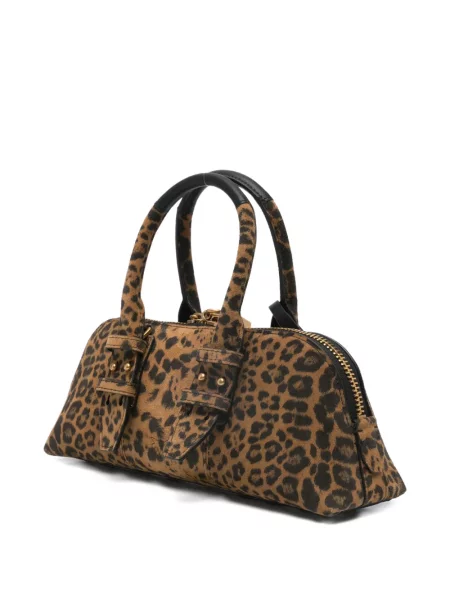 Geantă Pinko cu imagine cu model leopard maro