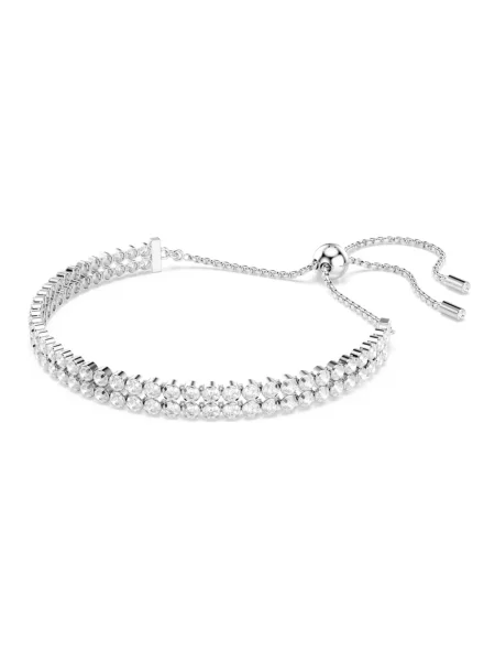 Bransoletka Swarovski biała
