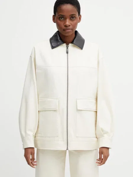 Anine Bing HOLDEN JACKET CREAM jachetă scurtă de damă din