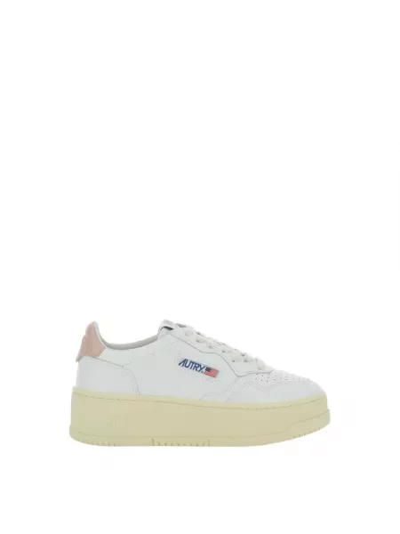 Sneakersy Autry na platformie białe