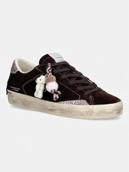 Crime London DISTRESSED sneakers pentru femei maro