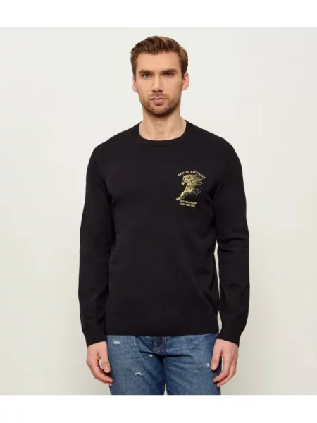 Armani Exchange Pulover negru