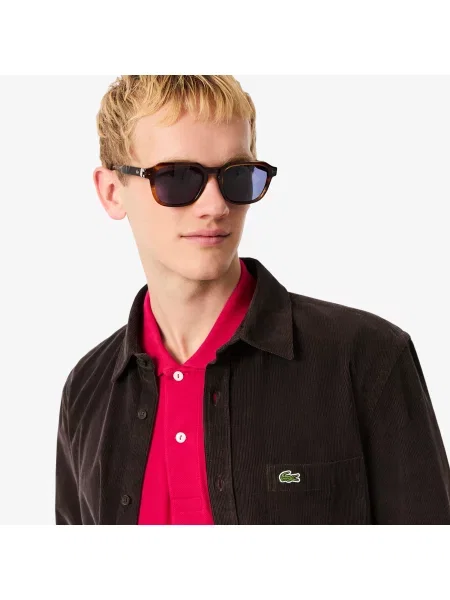 Рубашка Lacoste коричневая