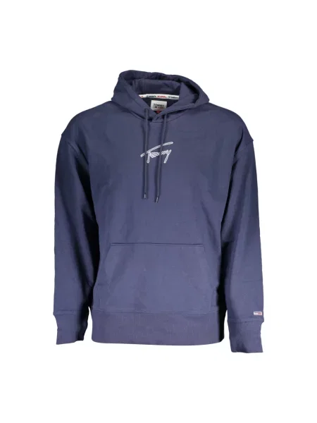 Bluza z kapturem Tommy Hilfiger niebieska
