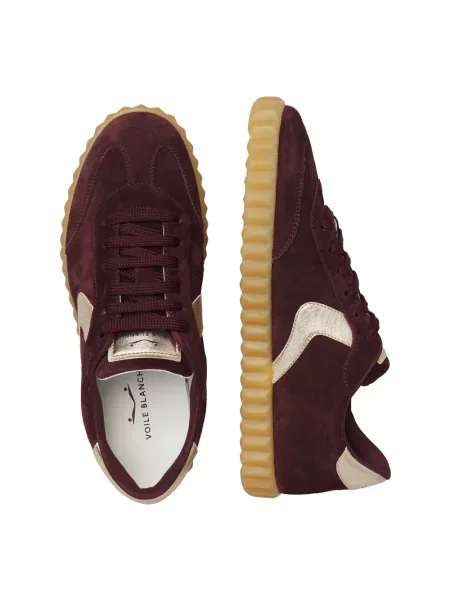Sneakersy Voile Blanche skórzane czerwone