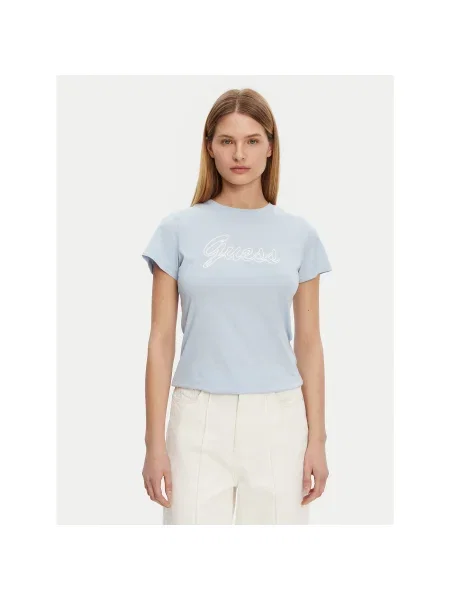 Guess Póló Slim Fit kék