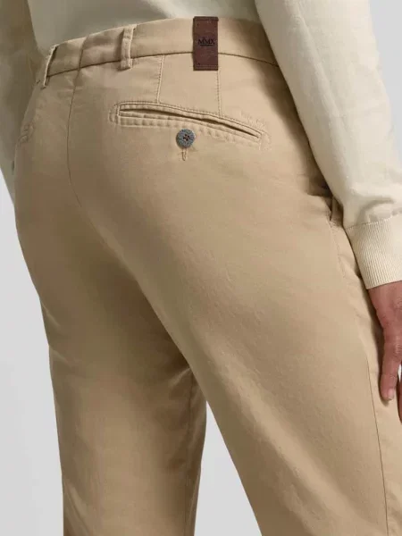 Spodnie w kroju regular fit z z tyłu model Lupus' Mmx beżowe