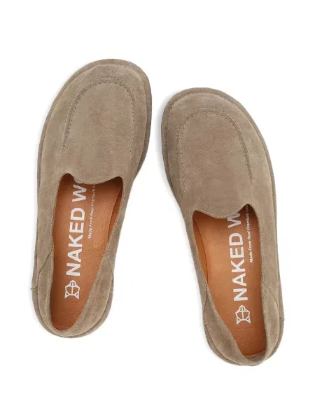 Κιλότα Naked Wolfe σουέτ slip-on γκρι