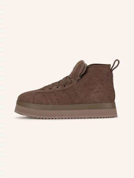 Adidas Originals Vysoké Tenisky Campus Winter Mid hnědá