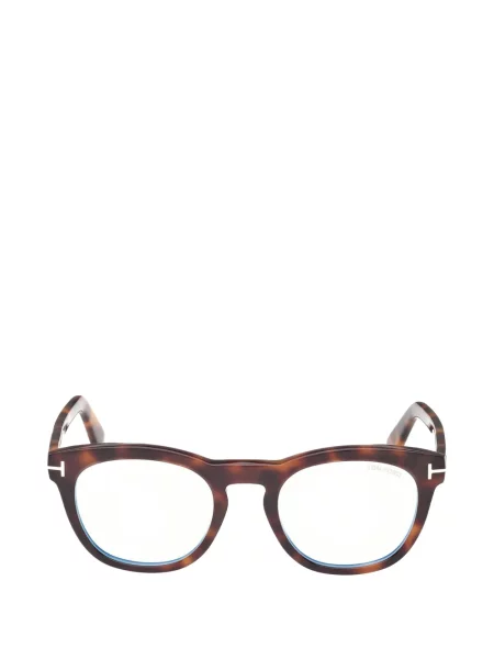 Ochelari de soare rotunzi Tom Ford maro
