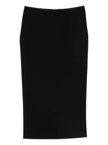 Fustă Giorgio Armani de lână negru