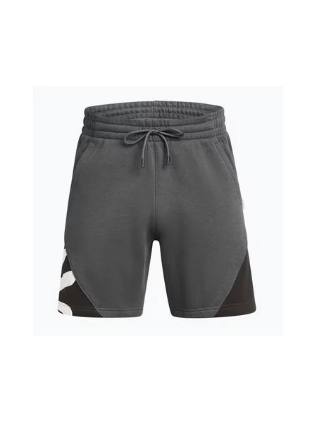 Шорти Under Armour Curry Splash Fleece Шорти з флісу castlerock повний верес/чорна/біла глина білі
