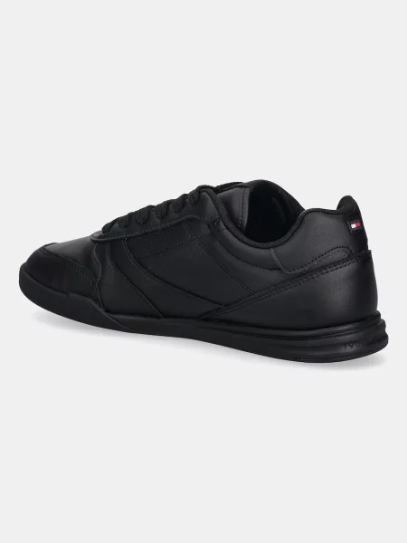 Kožené tenisky Tommy Hilfiger LOPRO CUP LEATHER černá