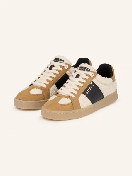 Sneakersy Guess zamszowe czarne