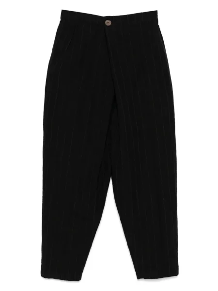 Панталон Chiahung Su на райета черно