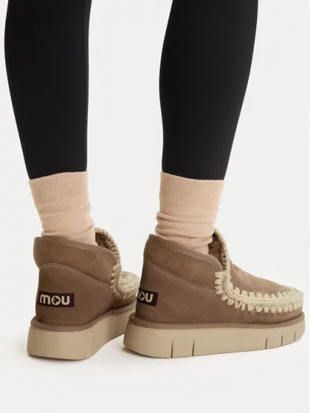 Mou Snehule Eskimo Bounce Sneaker hnedá