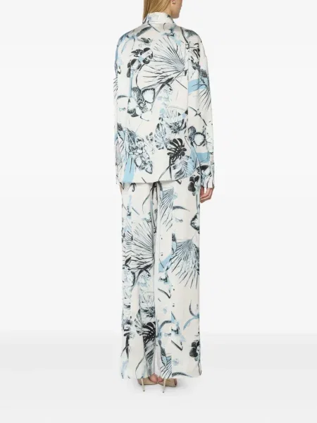 Cămașă Genny din satin cu model floral cu imagine