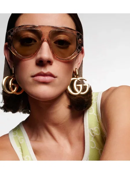 Ochelari de soare Gucci maro