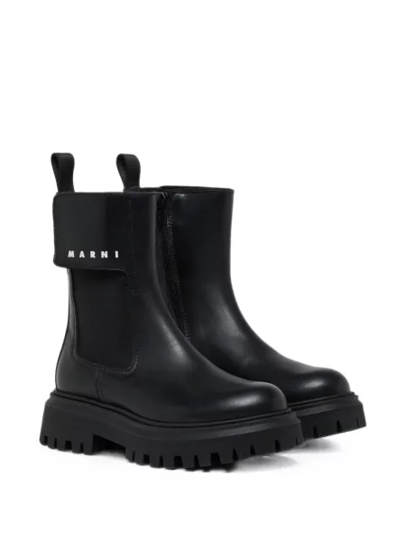 Buty do kostki dziecięce Marni czarne