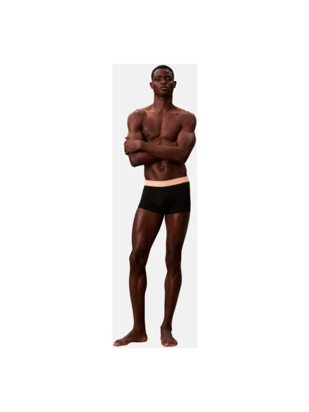Obcisłe bokserki o kroju slim fit z mieszanka bawełny w zestaw 3 szt. Calvin Klein Underwear czarny