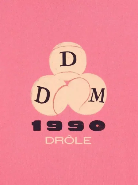 Raštuotas džemperis Drôle De Monsieur rožinė
