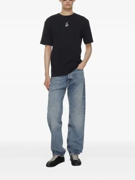Tricou Samsøe Samsøe cu model floral cu imagine negru