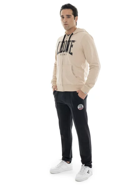 Bluza z z kieszeń na co dzień na siłownię czarna
