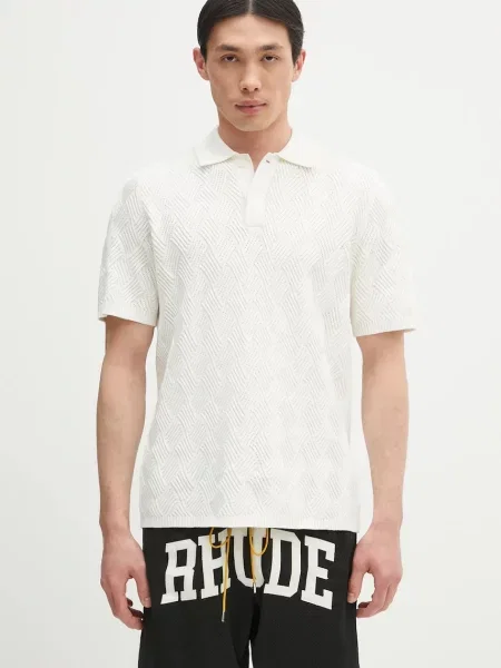 Samsoe Samsoe tricou polo Safinn uni bej