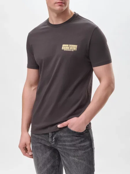 Футболка Armani Exchange коричнева