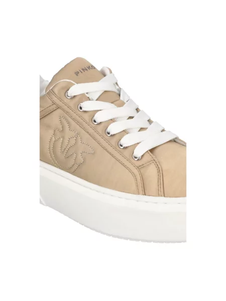 Sneakersy Pinko brązowe