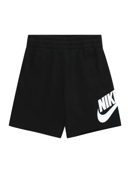 Nike Sportswear Pantaloni Club Fleece negru alb