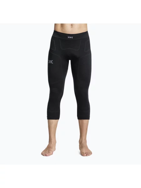 Мъжки термоактивни панталони X-Bionic Symbio Merino black черно