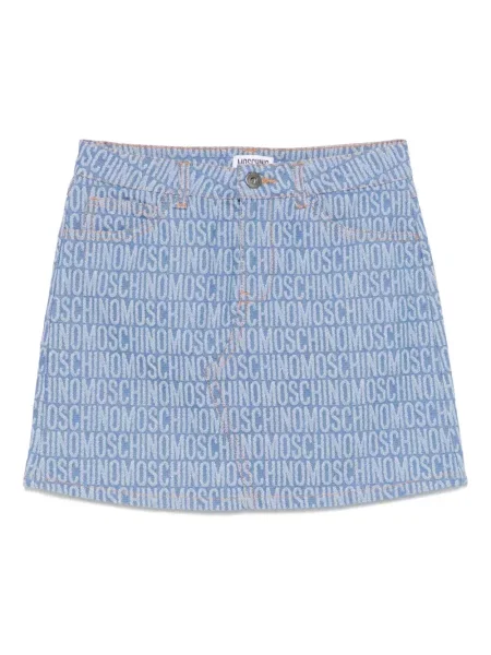 Spódnica dziecięca Moschino niebieska