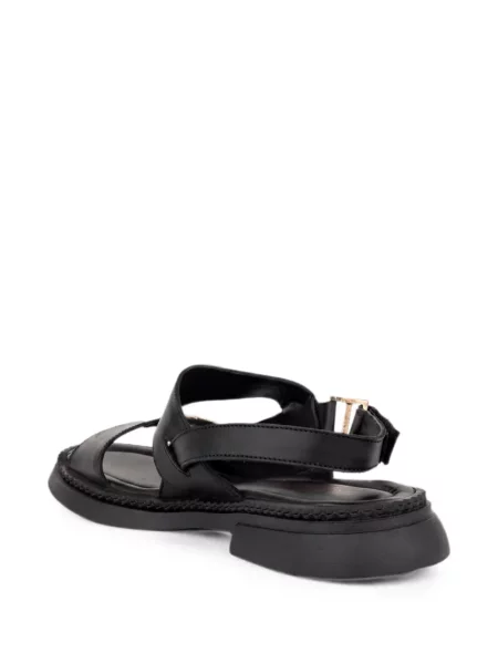 Sandale Sergio Moretti Firenze cu cataramă slingback negru