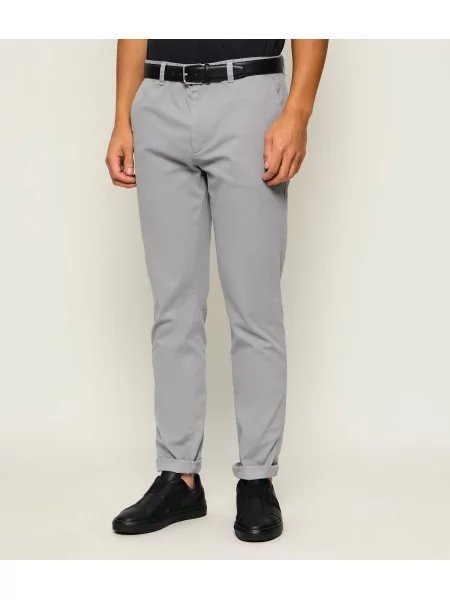 BOSS ORANGE Pantaloni chino gri