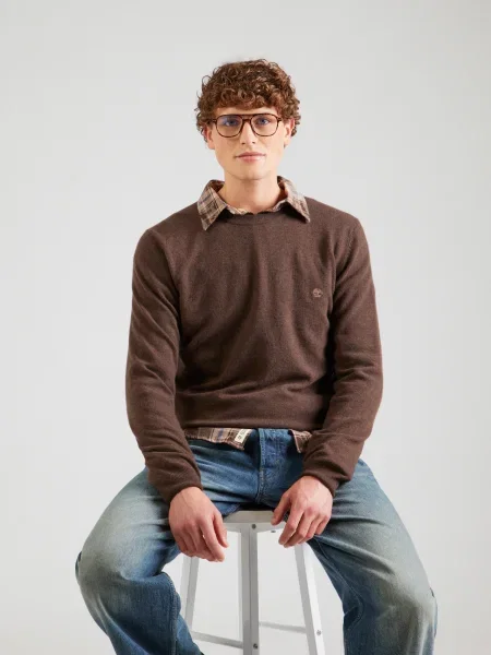 TIMBERLAND Pulóver csokoládé