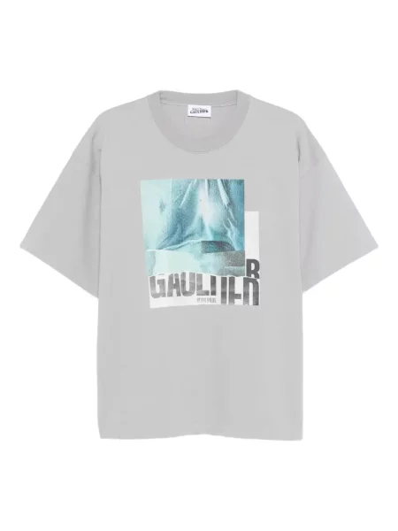 Tricou Jean Paul Gaultier cu imagine gri