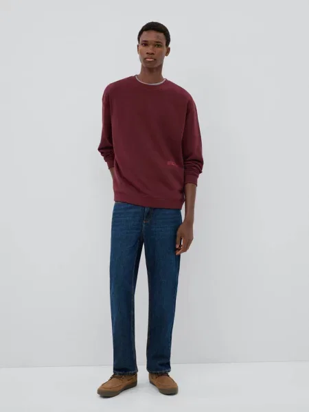 Bluza ze wzorem burgund Teen S MANGO TEEN