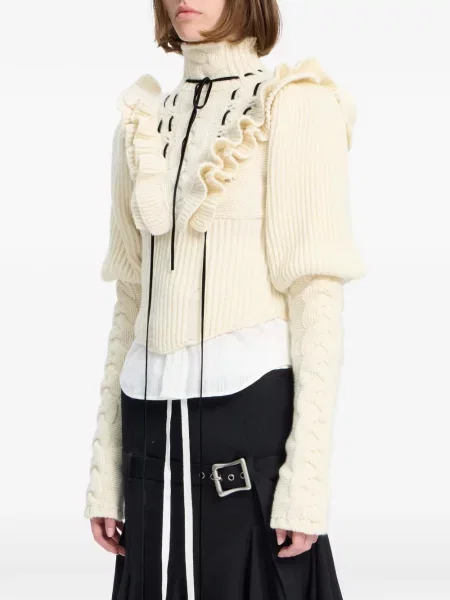 Pulover Ann Demeulemeester cu volane