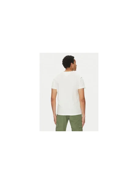 Tommy Jeans Póló Signature Dna Regular Fit fehér